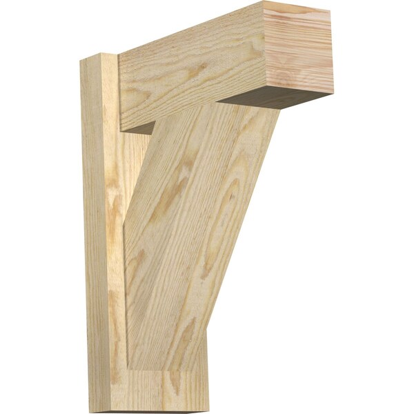 Ekena Millwork Traditional Block Rough Sawn Outlooker, Douglas Fir, 6"W x 14"D x 18"H OUT06X14X18TRA05RDF - main